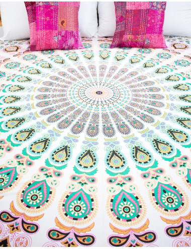Mandala double quilt