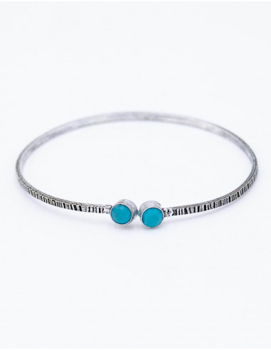 Fine Bracelet Two Stones