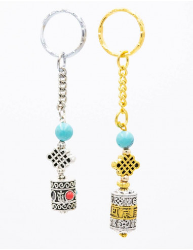 Tibetan Rotating Keychain