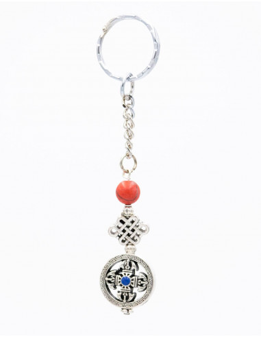Tibetan Dharma Keychain