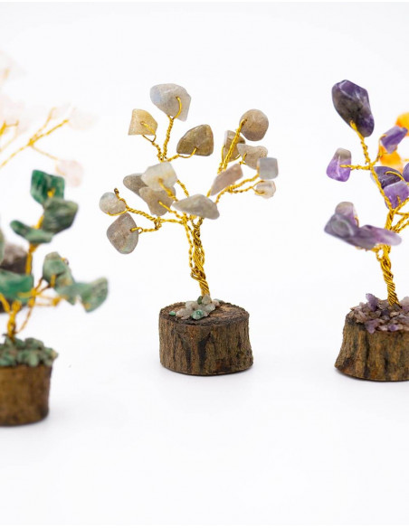 Pack 12 Mineral Stone Trees