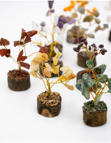 Pack of 12 Mineral Stone Trees