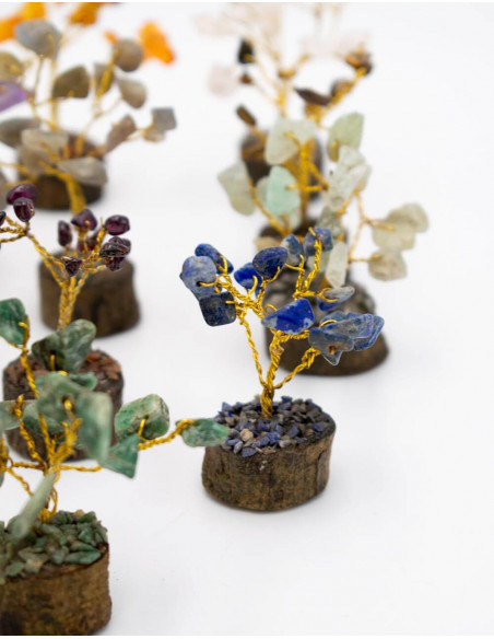 Pack of 12 Mineral Stone Trees