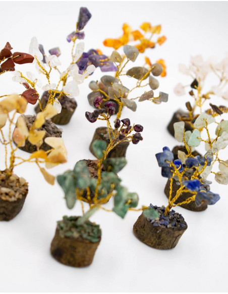 Pack 12 Mineral Stone Trees