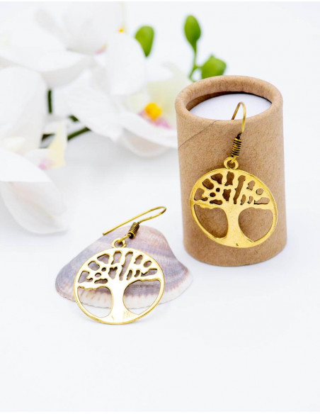 Simple Tree Earrings