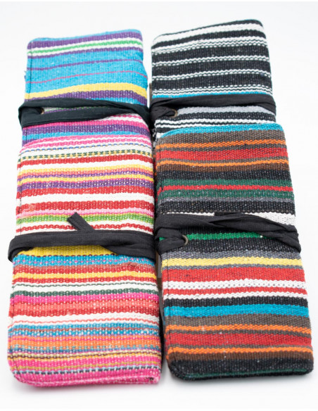Striped cigarette case