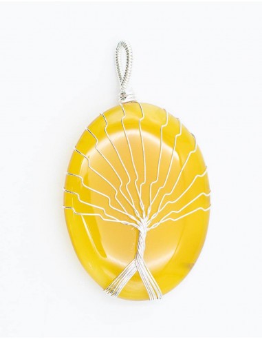 Pendant Stone with Tree