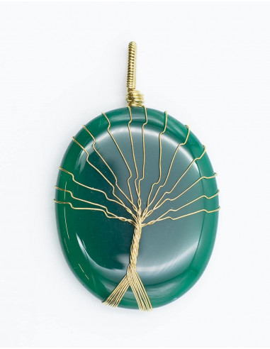 Pendant Stone with Tree