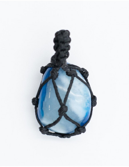 Macrame Stone Pendant