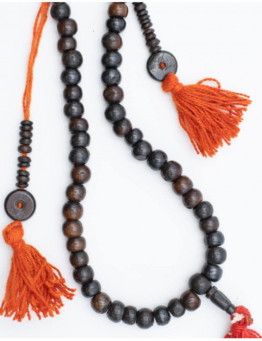 Japa Mala Hueso with Counters