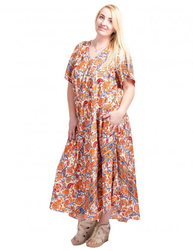 Silk Flowy Dress