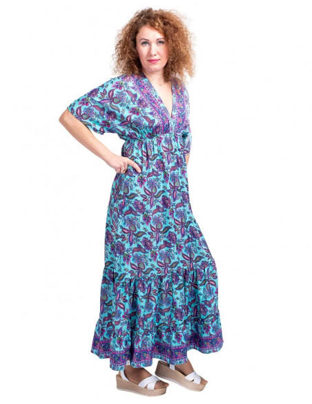 vestido-largo-ibicenco-verano-turquesa
