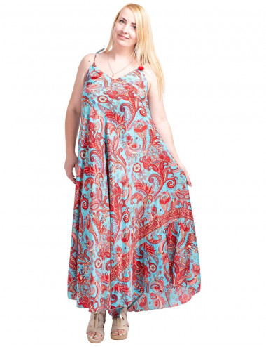 vestido-amplio-seda-estampado-celeste