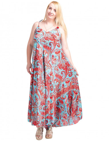 vestido-amplio-seda-estampado-celeste
