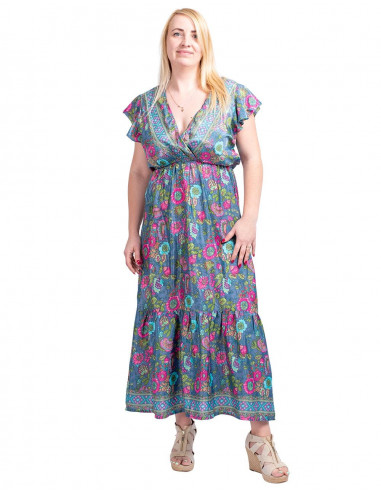 Silk Printed Dress