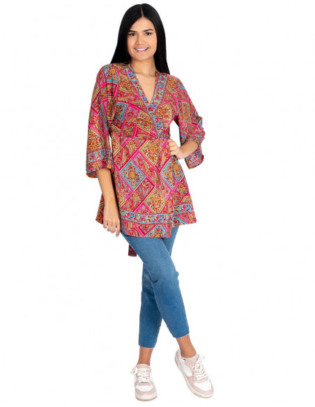 camiseta-estampada-mujer-seda-rosa