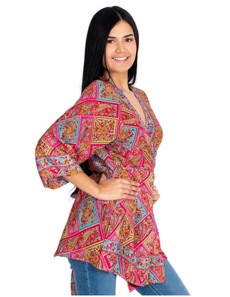 kimono-cruzado-mujer-seda-rosa