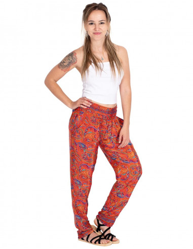 pantalon-naranja-verano-seda-con-bolsillos