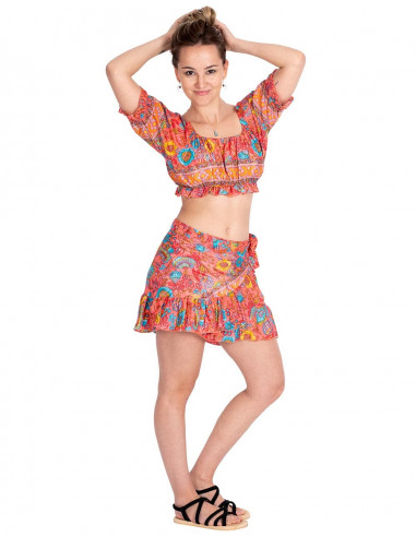conjunto-falda-corta-y-top-estampado-salmon