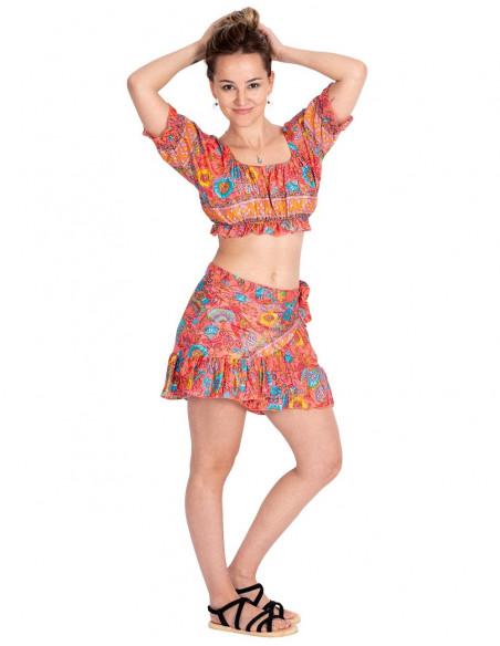 conjunto-falda-corta-y-top-estampado-salmon