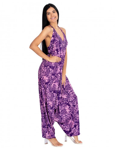mono-sexy-mujer-estampado-morado