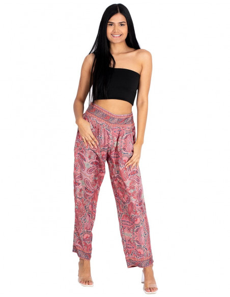 pantalon-recto-rosa-estampado-mujer