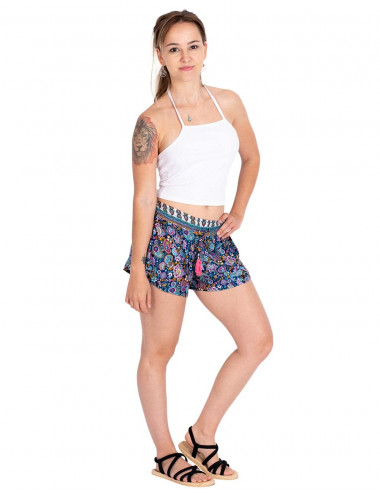 pantalon-corto-seda-azul-estampado-fresco