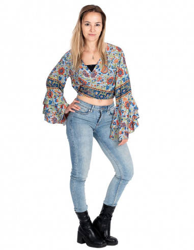 Wide Sleeves Top