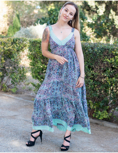 vestido-largo-seda-escote-pico-verde