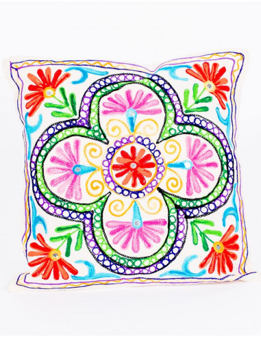 Embroidered Cushion Cover