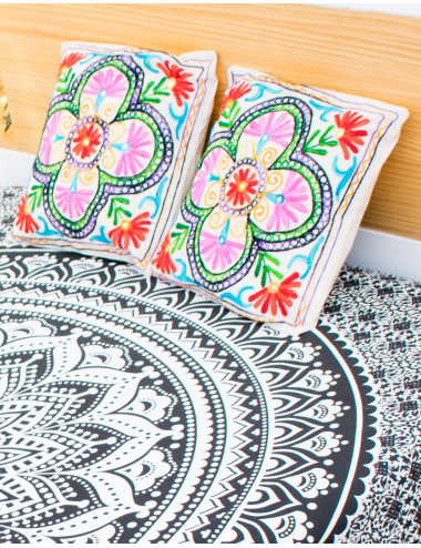 Embroidered Cushion Cover