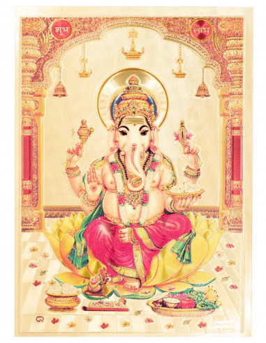 lamina-ganesha-mediana-dorado