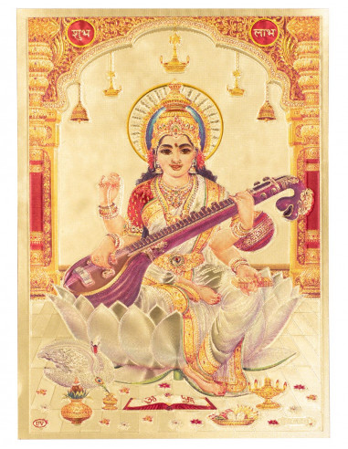 Saraswati Sticker Sheet