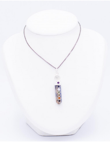 Octagonal pendant with ball