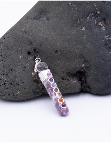 Octagonal pendant with ball