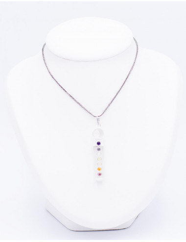 Octagonal pendant with ball