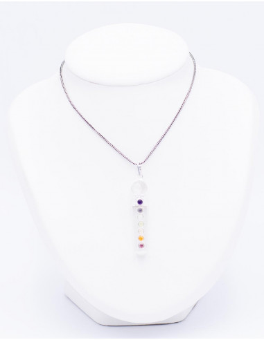 Octagonal pendant with ball