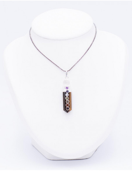 Octagonal pendant with ball