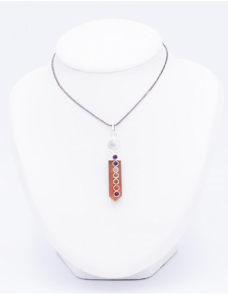Octagonal pendant with ball