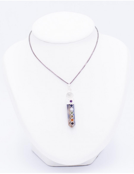 Octagonal pendant with ball