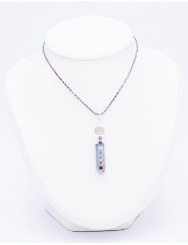 Octagonal pendant with ball