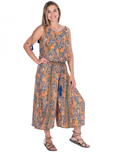 Loose Silk Jumpsuit