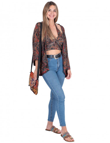 Top + Kimono set