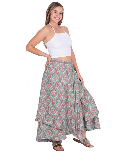 Long Skirt Two Layers