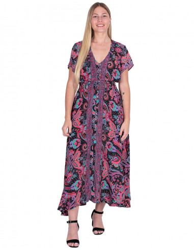 Long Button-Down Dress