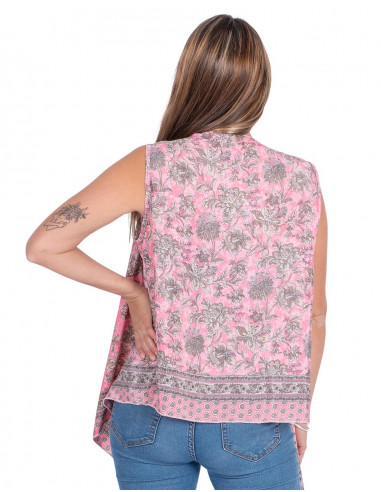 top-sin-mangas-sexy-rosa