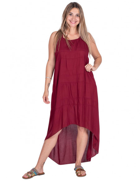 Short dress in the front, long dress in the back