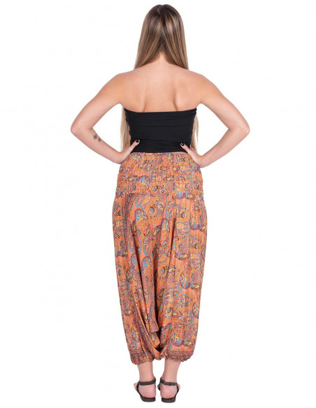 pantalon-seda-naranja-goma-ancha