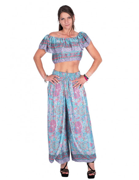 Top Cropeed Ruffles