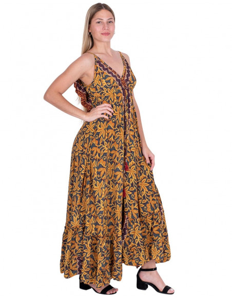 Ruffled Back Dress